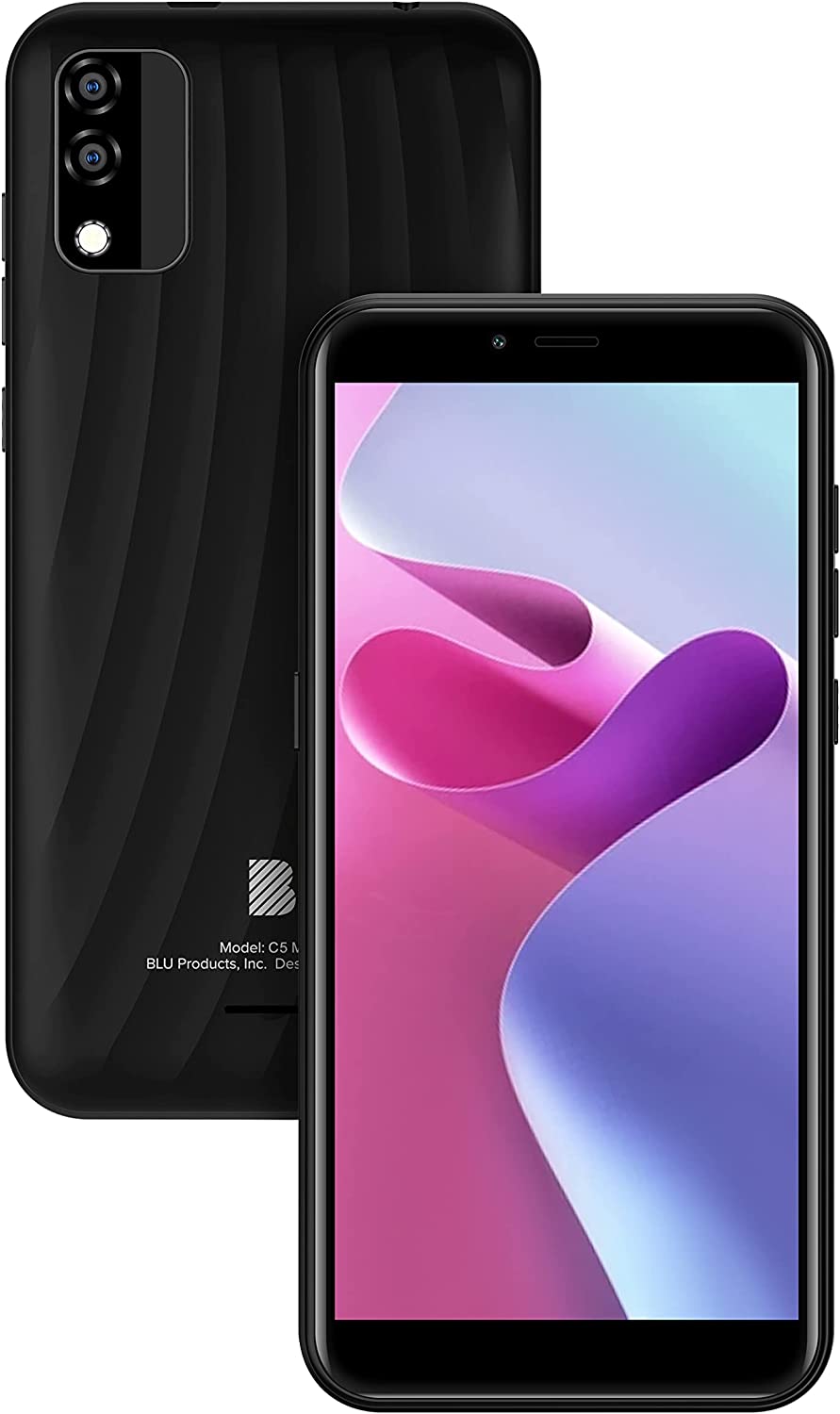 251026033008895_1 BLU C5 Max | 2022 | Long Lasting Battery | Unlocked | 5.7” HD+ Display | 16GB | 5MP Camera | US Warranty (Black) - Image 1
